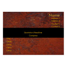 Rusted Business Card