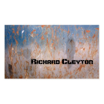 Rusted, corroded metal, texture custom business card templates