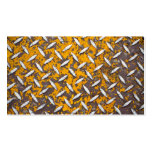 Rusted Diamond Plate Metal business cards