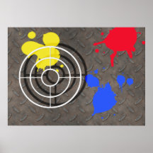 Rusted Grate with Gun Sight Print