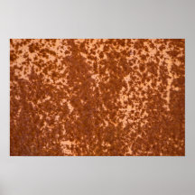 Rusted Metal Textured Poster