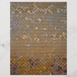 Rusted Metal Tread Texture Personalized Flyer