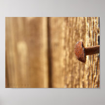 Rusted Nail Poster