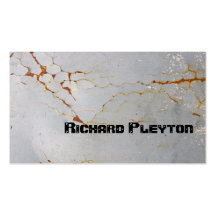 Rusted painted, corroded metal, texture custom business card
