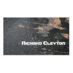 Rusted painted, corroded metal, texture custom business cards