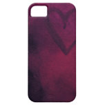 Rusted Pink Heart iPhone 5 Case-Mate ID