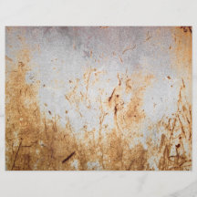 Rusted Rusty Metal Custom Flyer