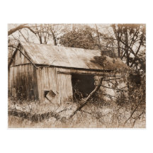 Rustic Barn Postcard