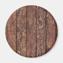 Rustic Barn Wall Made of Old Wooden Brown Planks Refrigerator Magnet