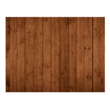 Rustic Barn Wall Made of Old Wooden Brown Planks Post Card