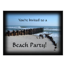Rustic Bulkhead on Beach Announcements