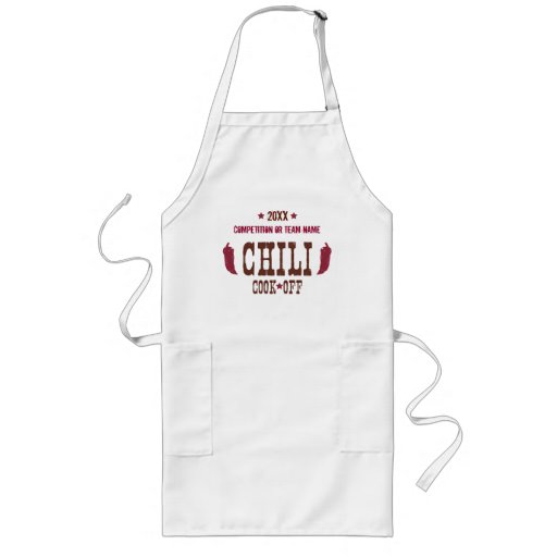 Rustic Chili Cook Off Competition Apron