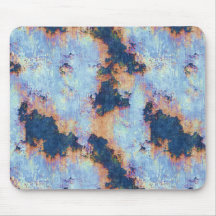 Rustic Chipped Paint Textured Pattern Mousepad