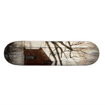 Rustic Country Skateboard