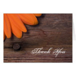 Rustic Daisy Country Wedding Bridesmaid Thank You Card