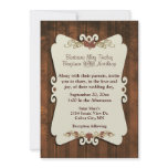 Rustic Fall Wedding Invitation