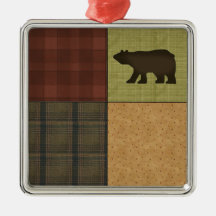 Rustic Lodge: Country Cabin Christmas Ornaments