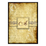 Rustic Love is Patient Vintage Wedding Invitations