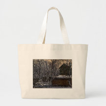Rustic Painting Tote Bag