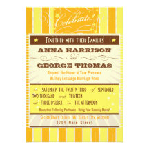 Rustic Poster: Tropical Sun Custom Wedding Custom Invitation