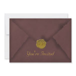 Rustic Red Party Invitation