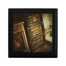 Rustic Stacked Wooden Boxes Crates Faded Keepsake Boxes