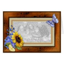 Rustic Sunflower Greeting Cards