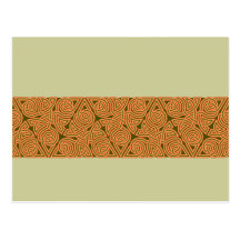Rustic Triangle Knot Band Postcard