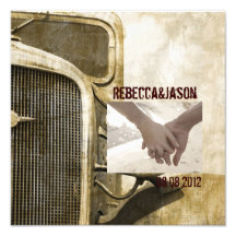 rustic western vintage truck country wedding photo print