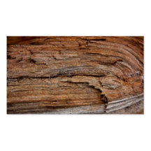 Rustic wood business cards
