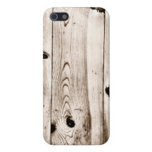 Rustic Wood Grain Boards iPhone 5 Case