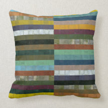 Rustic Wooden Abstract ll Throw Pillow