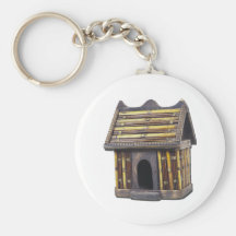 RusticBambooBirdhouse070911 Keychains