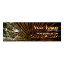 RusticBub Skinny Profile Business Card