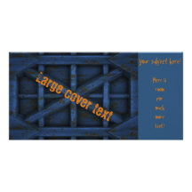 Rusty Container - Blue - Custom Photo Card