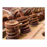 Rusty Engine Block Post Card