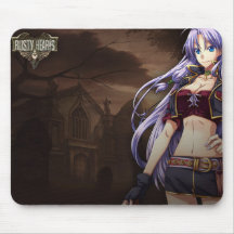 rusty hearts - natasha mouse pads