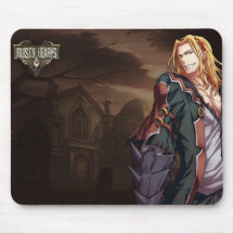 rusty hearts - tude mouse pad