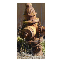 Rusty Hydrant Photo Greeting Card