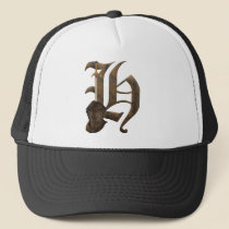 Rusty Knight Initial H hats