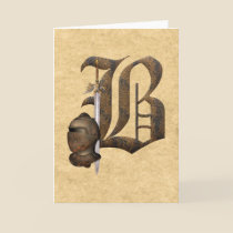 Rusty Knights Initial B cards
