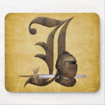 Rusty Knights Initial J mousepads