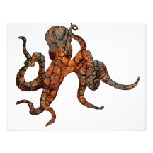 Rusty Octopus Personalized Announcement