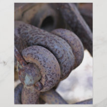 Rusty rail car linkage flyer