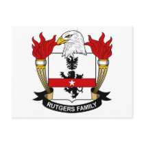 Rutgers Family Crest Post Cards