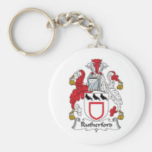 Rutherford Family Crest Key Chains