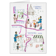 Ruth's Current Reality and Vision Greeting Card