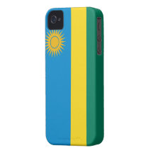 Rwanda Flag Case-Mate iPhone 4 Cases