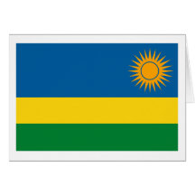 Rwanda Flag Greeting Card