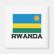 Rwanda Flag Magnet